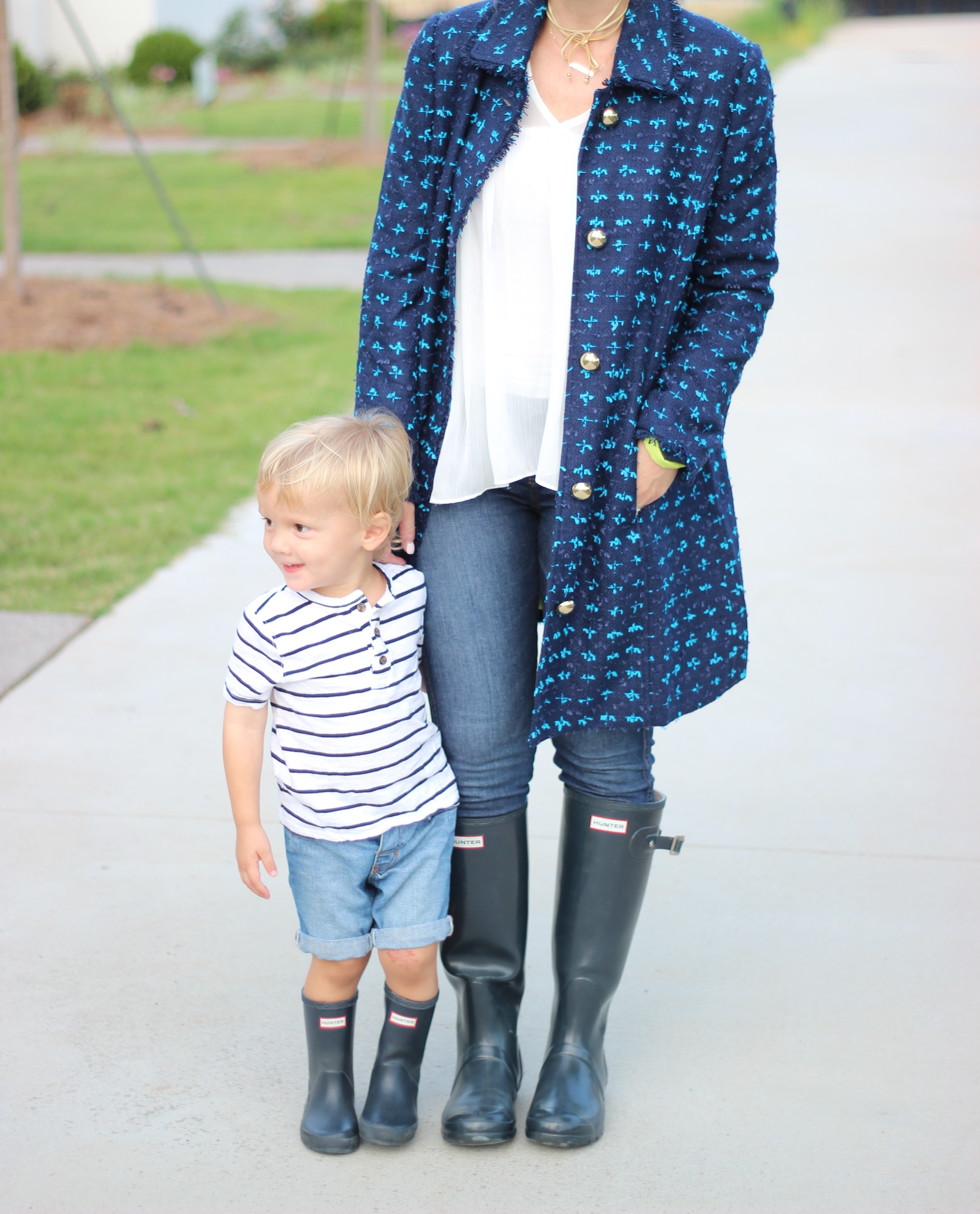 navy toddler hunter boots