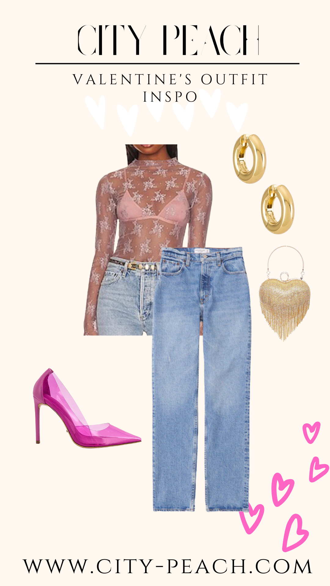 Valentine s Day Outfit Inspo City Peach