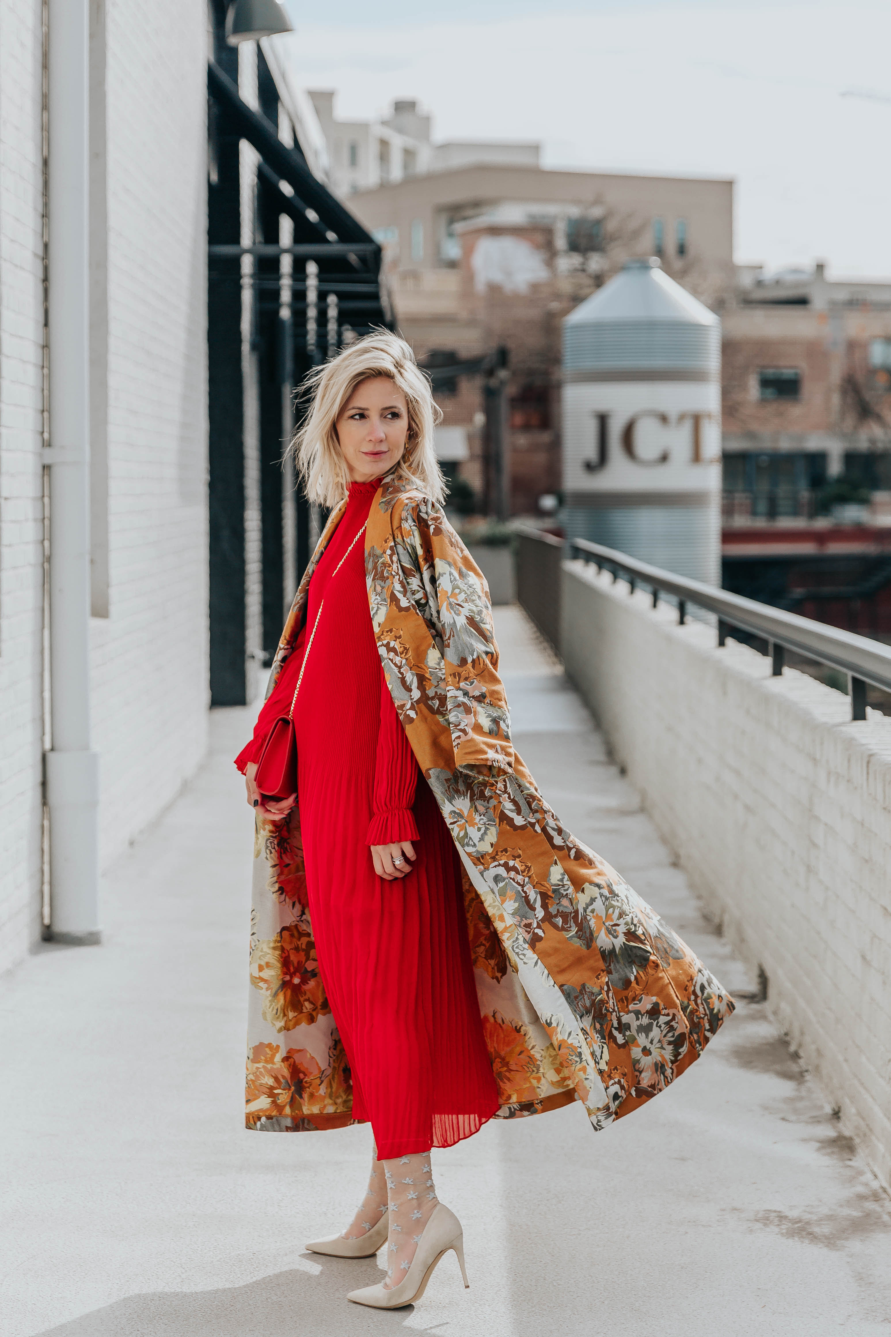 h&m red dress 2018